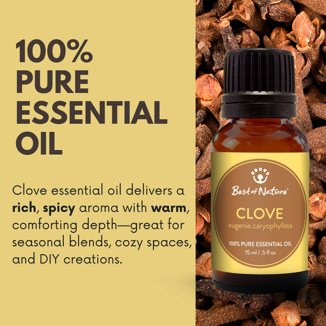 Clove Bud Essential Oil, 100% Pure - 15ml / 100ml