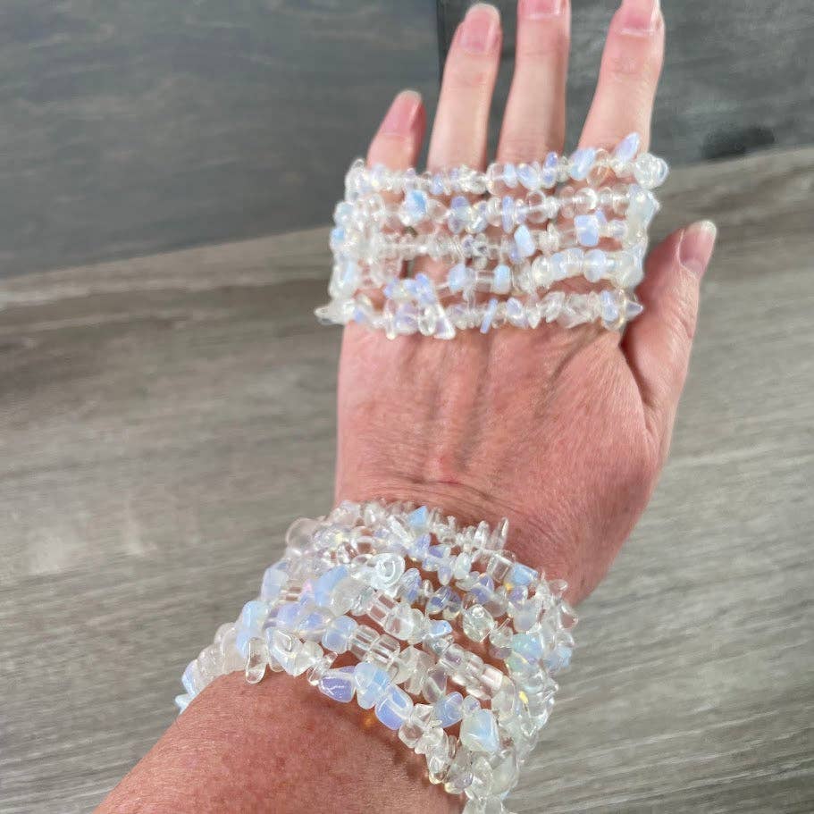 Gemstone Chip Bracelets