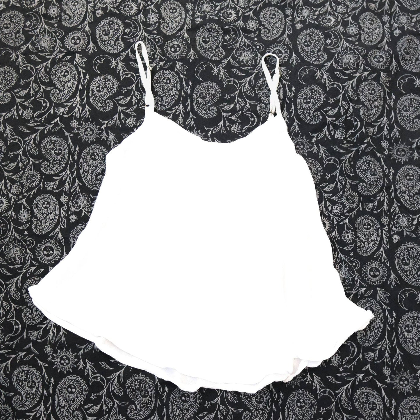Flowy Boho Camisole Top with Adjustable Straps