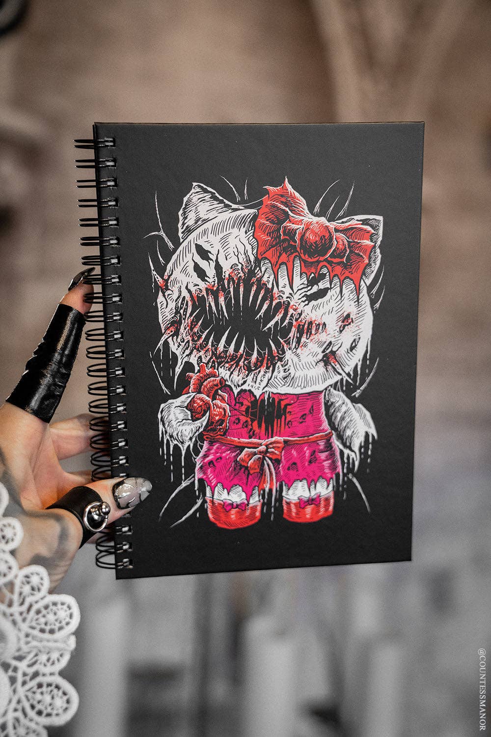 Hell Kitty Spiral Notebook