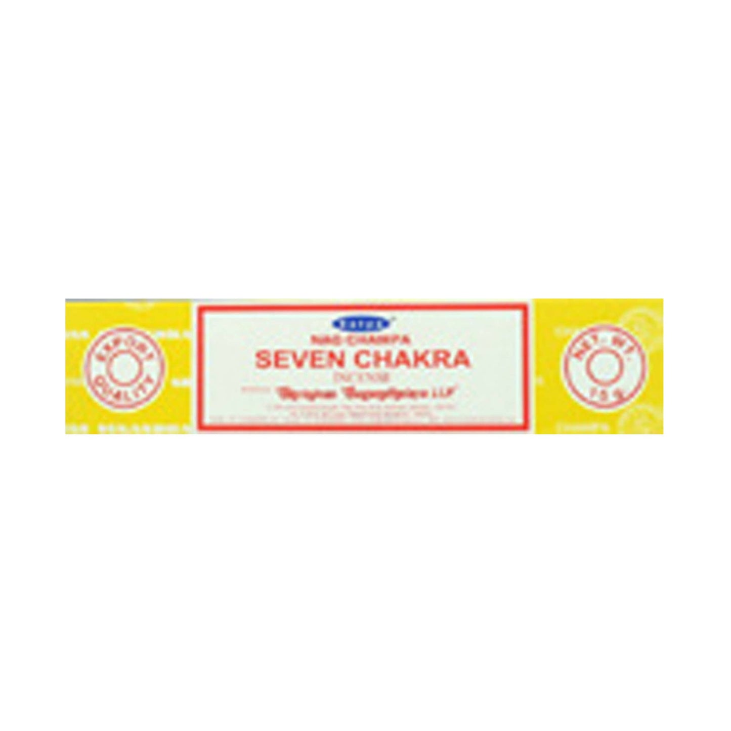 Seven Chakra Nag Champa 15 Gram