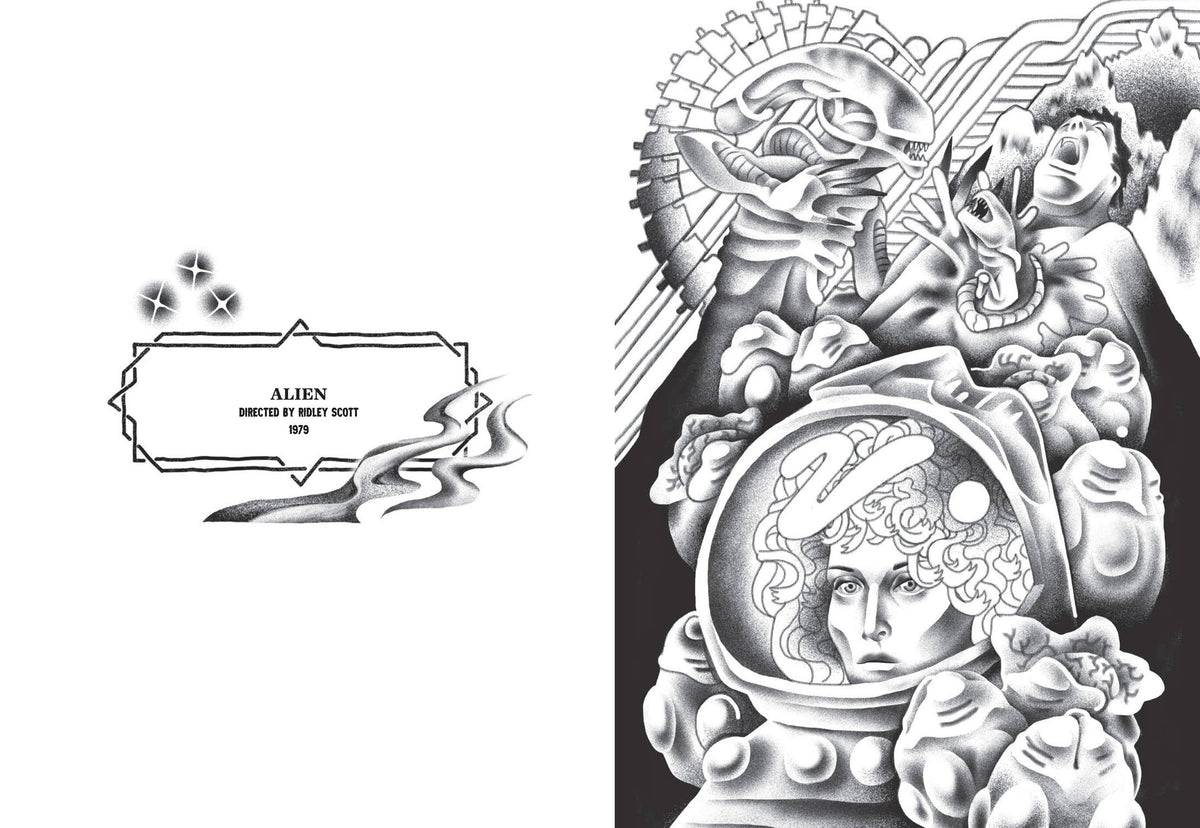 Classic Horror Movies Coloring Book