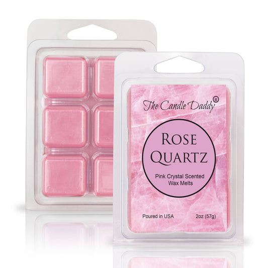 ROSE QUARTZ - PINK CRYSTAL SCENTED WAX MELT