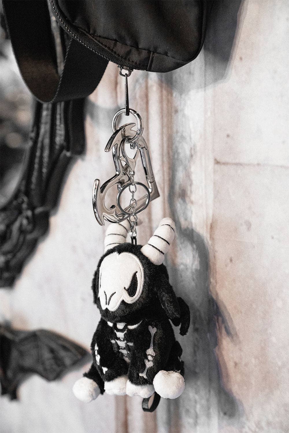 Skelegoat Plush Keychain