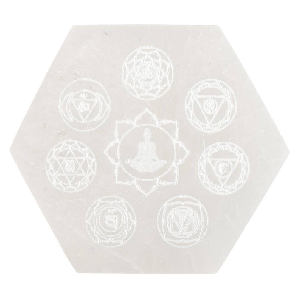 7 Chakra Hexagon Charging Plate