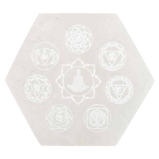 7 Chakra Hexagon Charging Plate