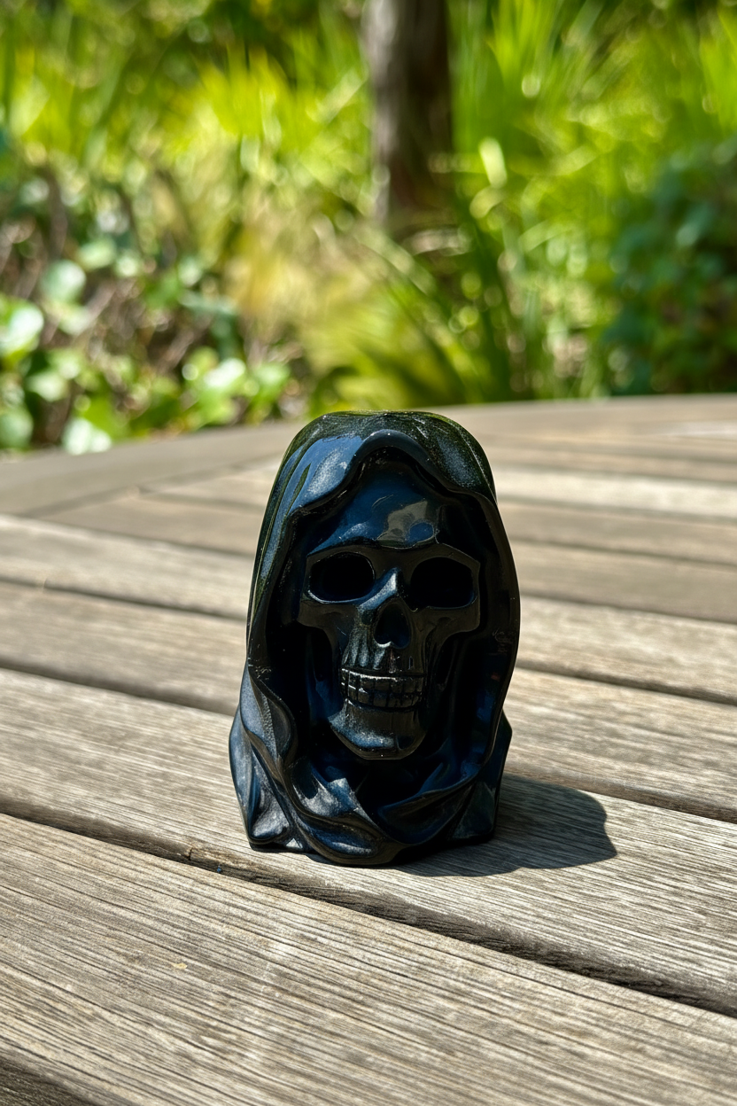 Wholesale Obsidian Grim Reaper | Crystal Carving