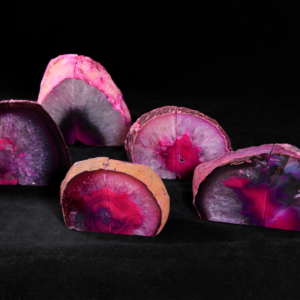 BOOKENDS PINK AGATE- Sold by the Piece