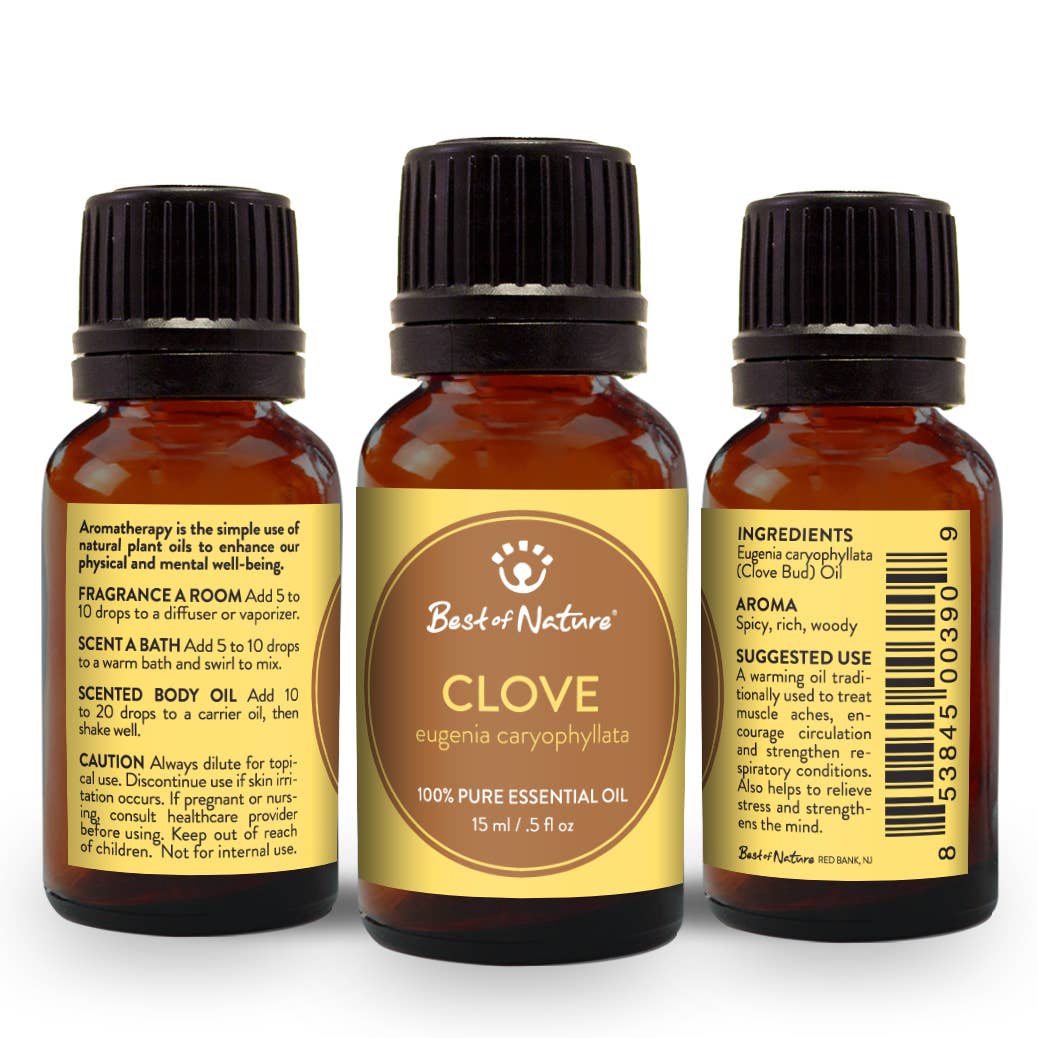 Clove Bud Essential Oil, 100% Pure - 15ml / 100ml