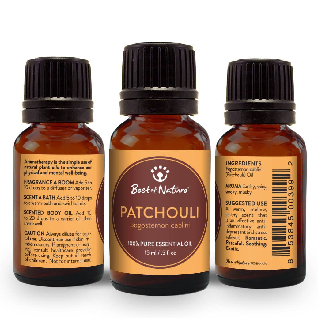 Patchouli Essential Oil, 100% Pure - 15ml / 100ml