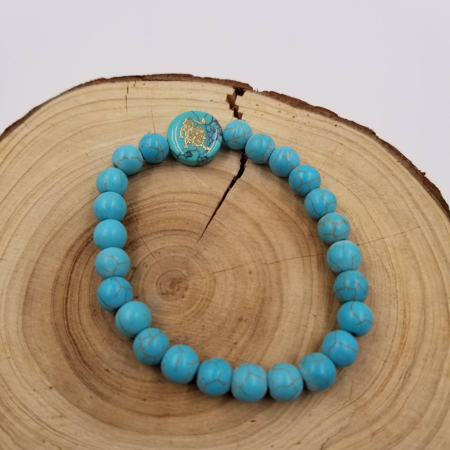 Handwoven Turquoise  Constellation Bracelet