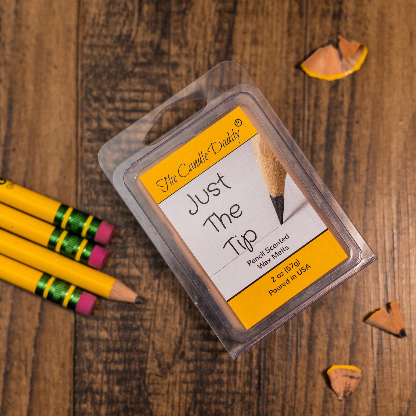 JUST THE TIP - #2 PENCIL SCENTED WAX MELT - 2 OUNCES