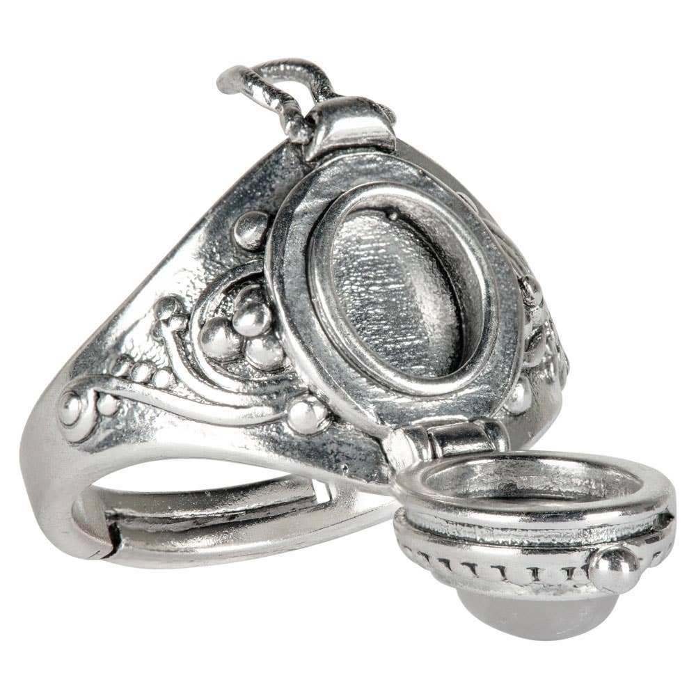 ADJUSTABLE GEMSTONE POISON RINGS
