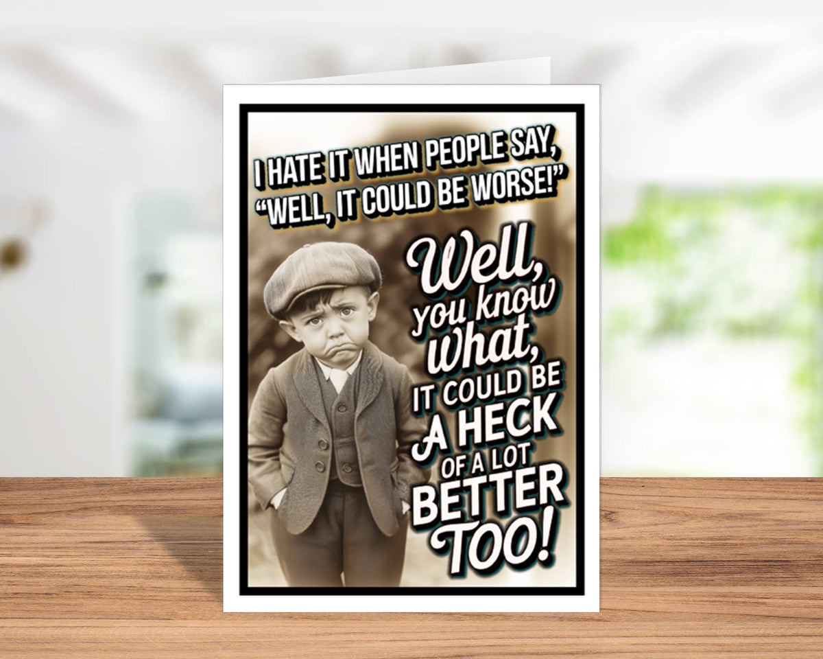 Funny Sympathy Greeting Card