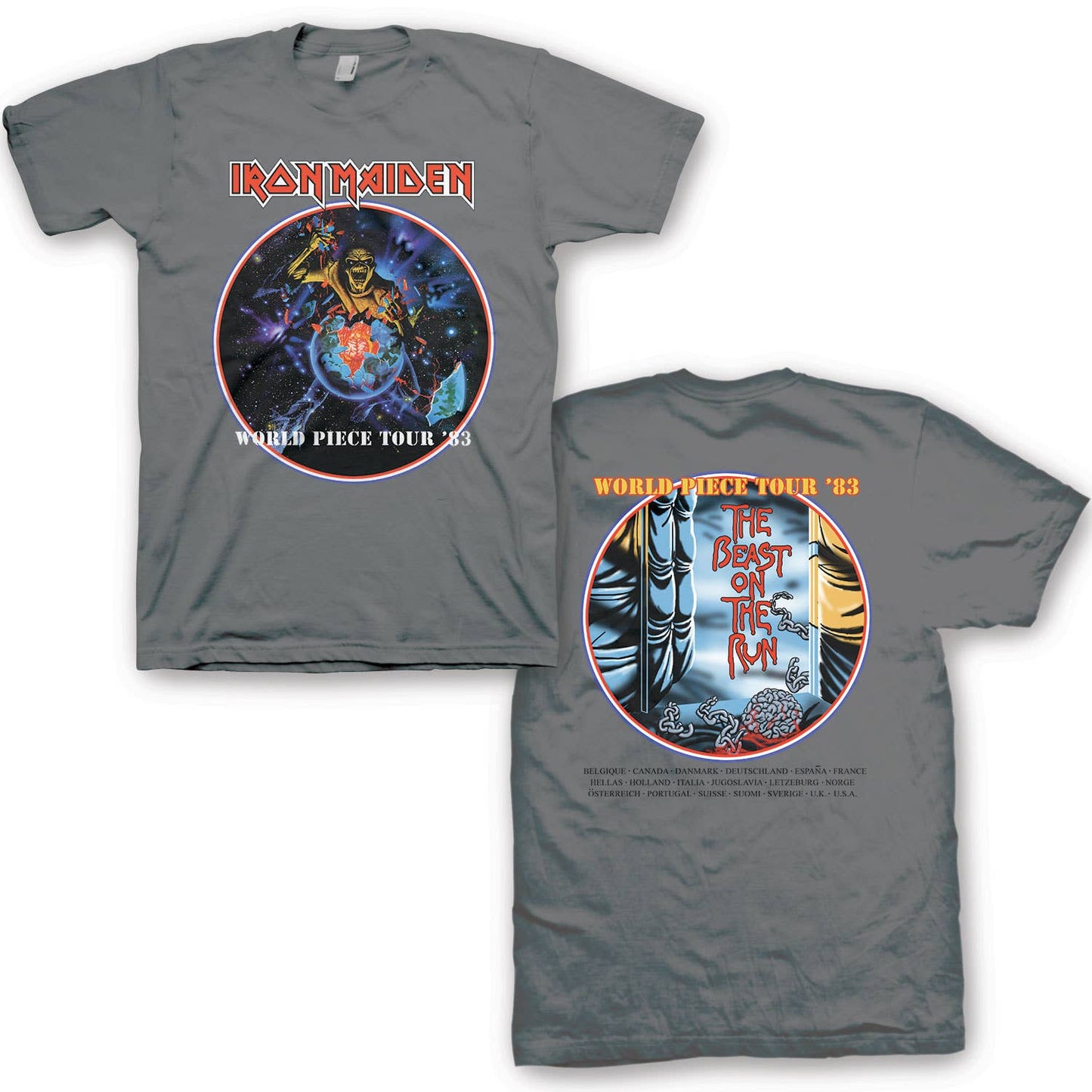 Iron Maiden - World Piece Tour - Graphic Tee