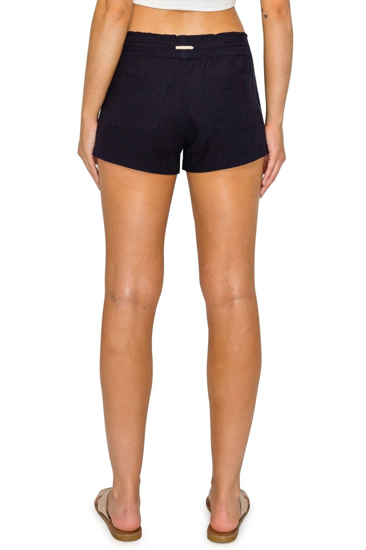 CALI1850 SOLID PAPERBAG RUFFLE WAIST SHORT (06984JLN000)