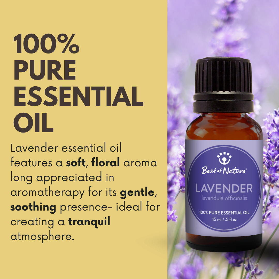 Lavender Essential Oil, 100% Pure - 15ml / 100ml