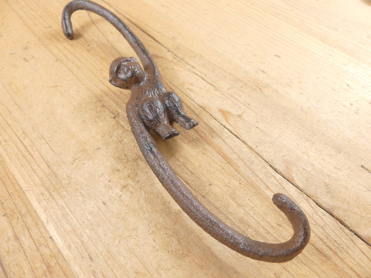 CAST IRON MONKEY HOOK  9 1/4"
