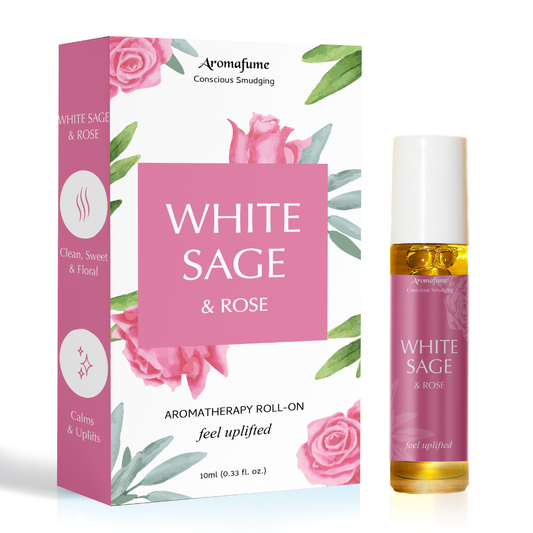 White Sage & Rose Roll On | Fragrance Oil Roll On