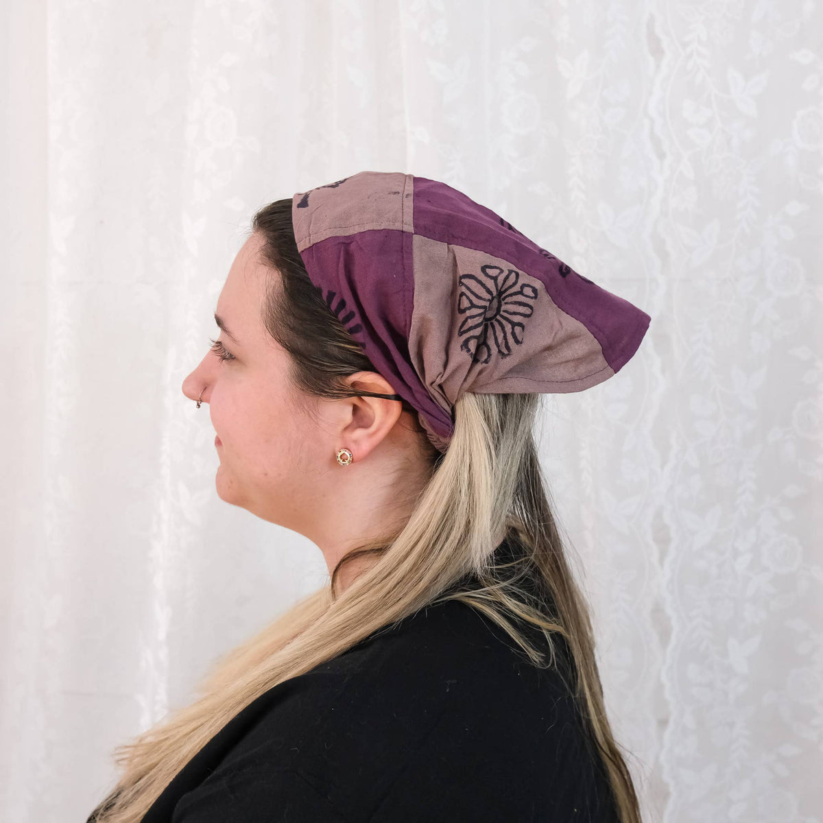 Cotton Patch Unisex Block Print Head Band