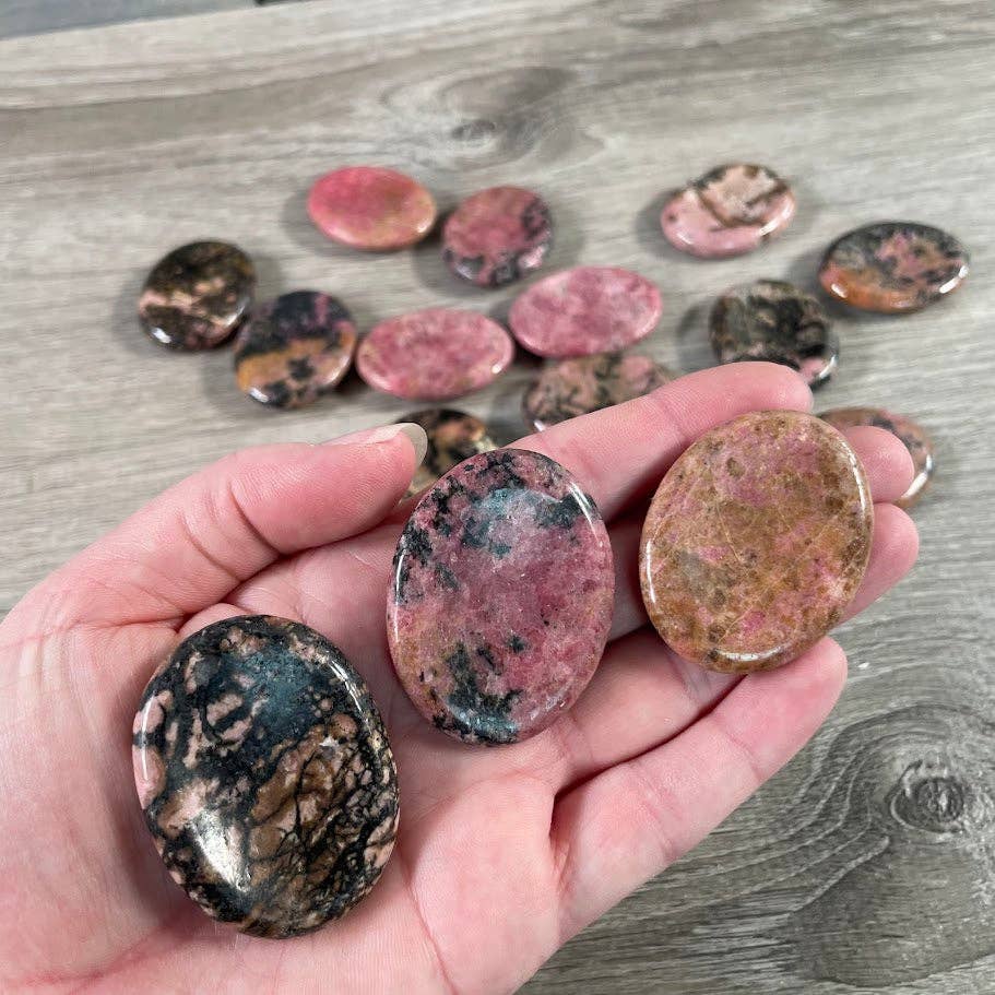 Oval Gemstone Worry Stones – Bulk Pocket Crystals