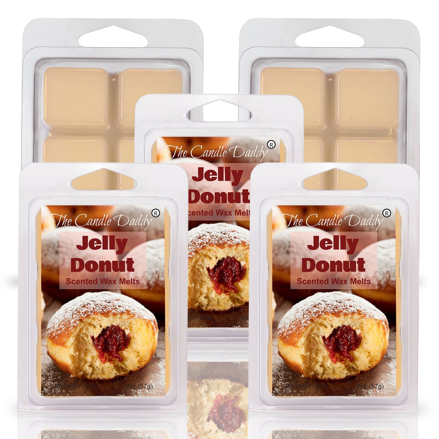 JELLY DONUT - SWEET PASTRY AND FRUIT SCENTED WAX MELT