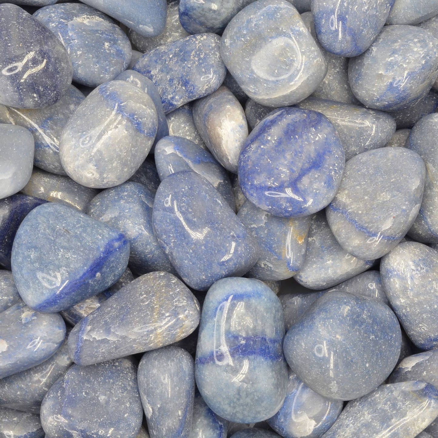 Tumbled Blue Quartz - L - B Grade - Brazil