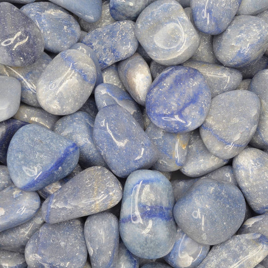 Tumbled Blue Quartz - L - B Grade - Brazil