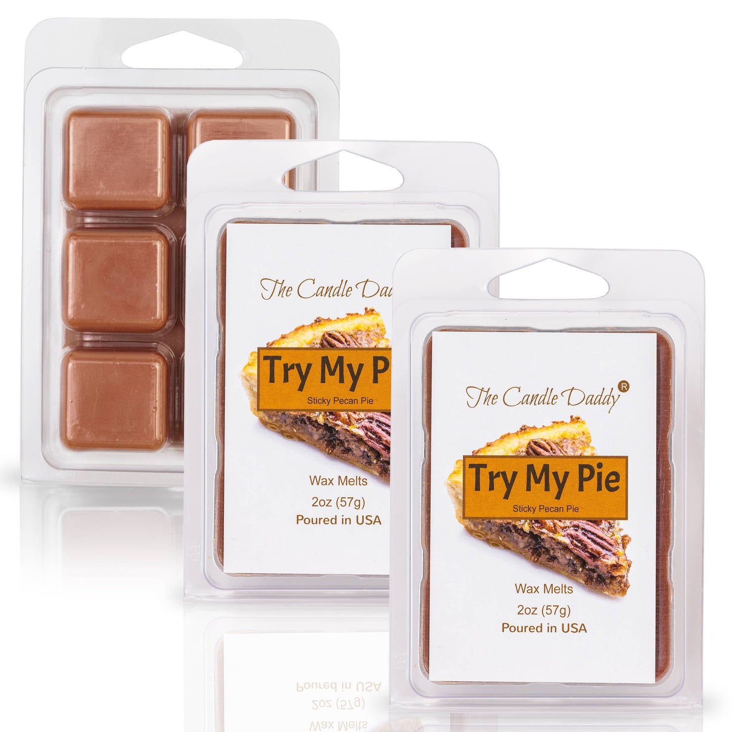 TRY MY PIE - STICKY PECAN PIE SCENTED WAX MELT - 1 PACK