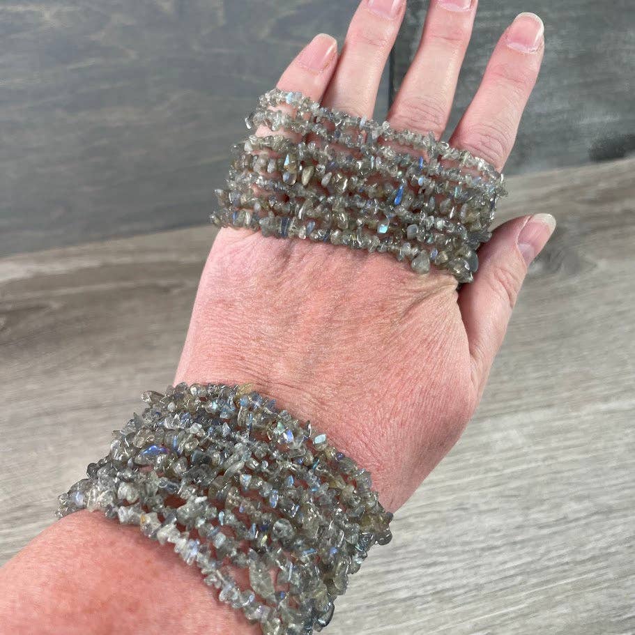Gemstone Chip Bracelets