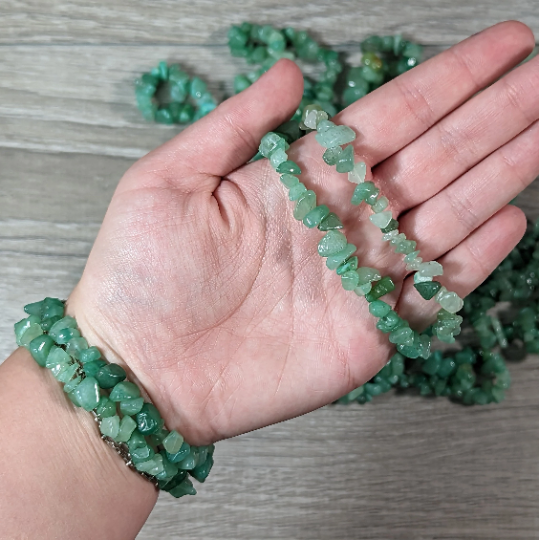 Gemstone Chip Bracelets