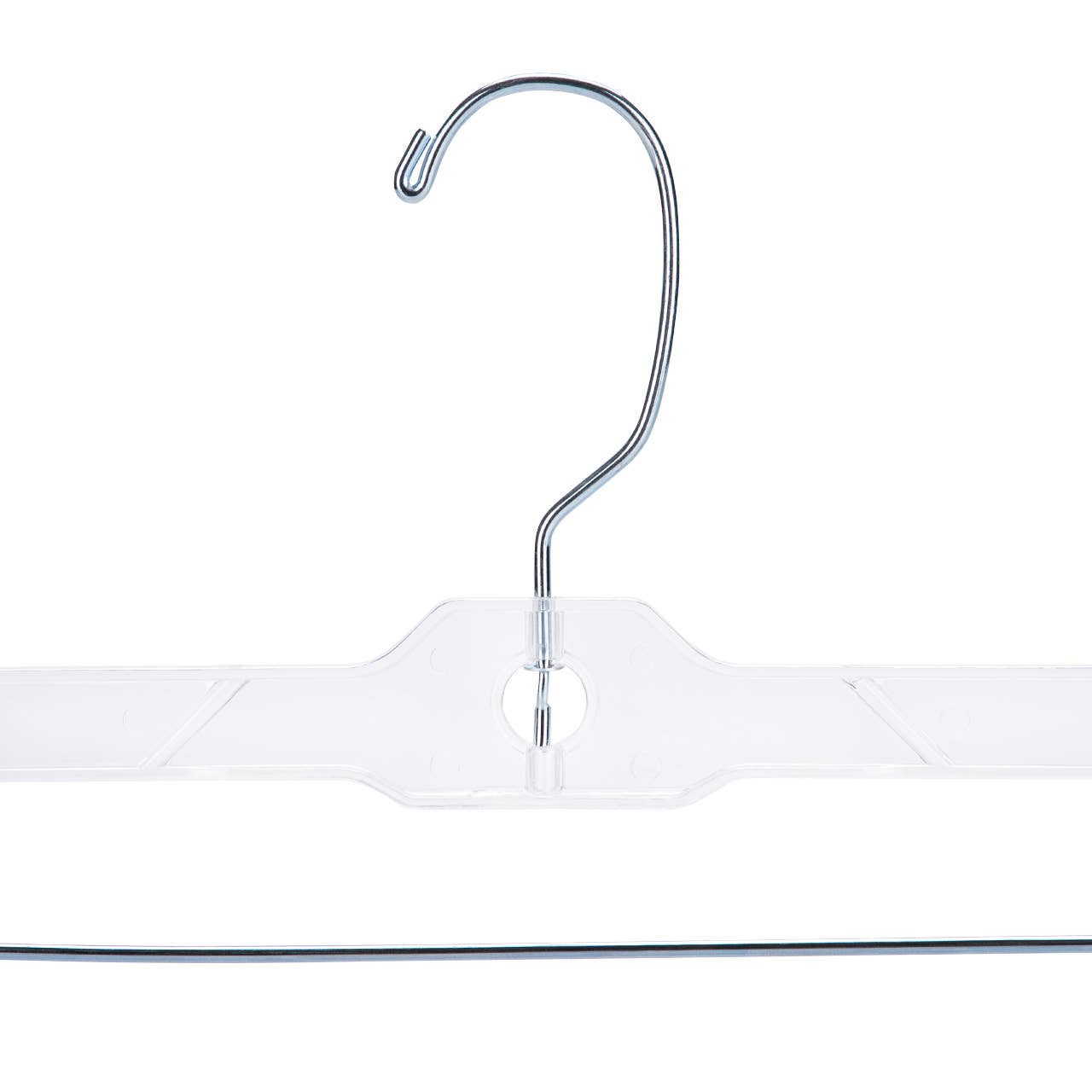 14" Economy Plastic Skirt And Pants Hangers - Case of 100