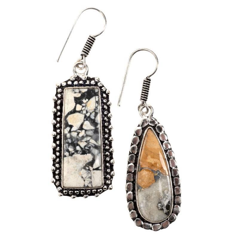 ASSORTED BRASS EARRINGS