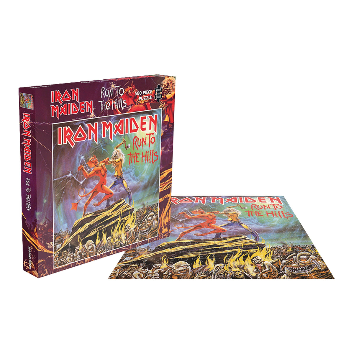 Iron Maiden Run To The Hills (500 Piece Jigsaw Puzzle)