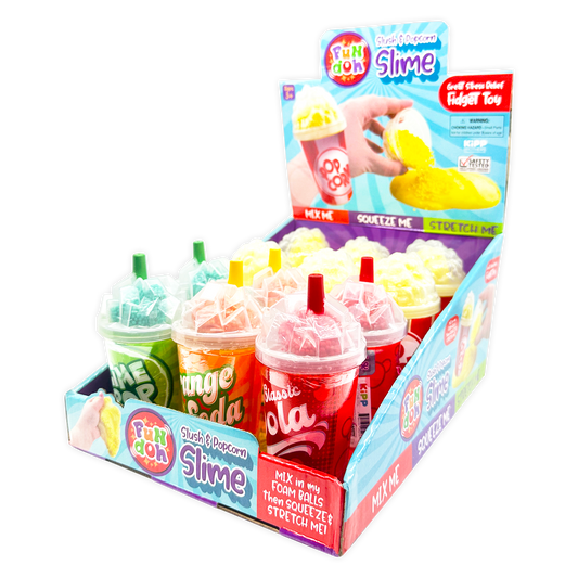 Fun Doh Slush and Popcorn Slime Assortment ASMR Top Seller