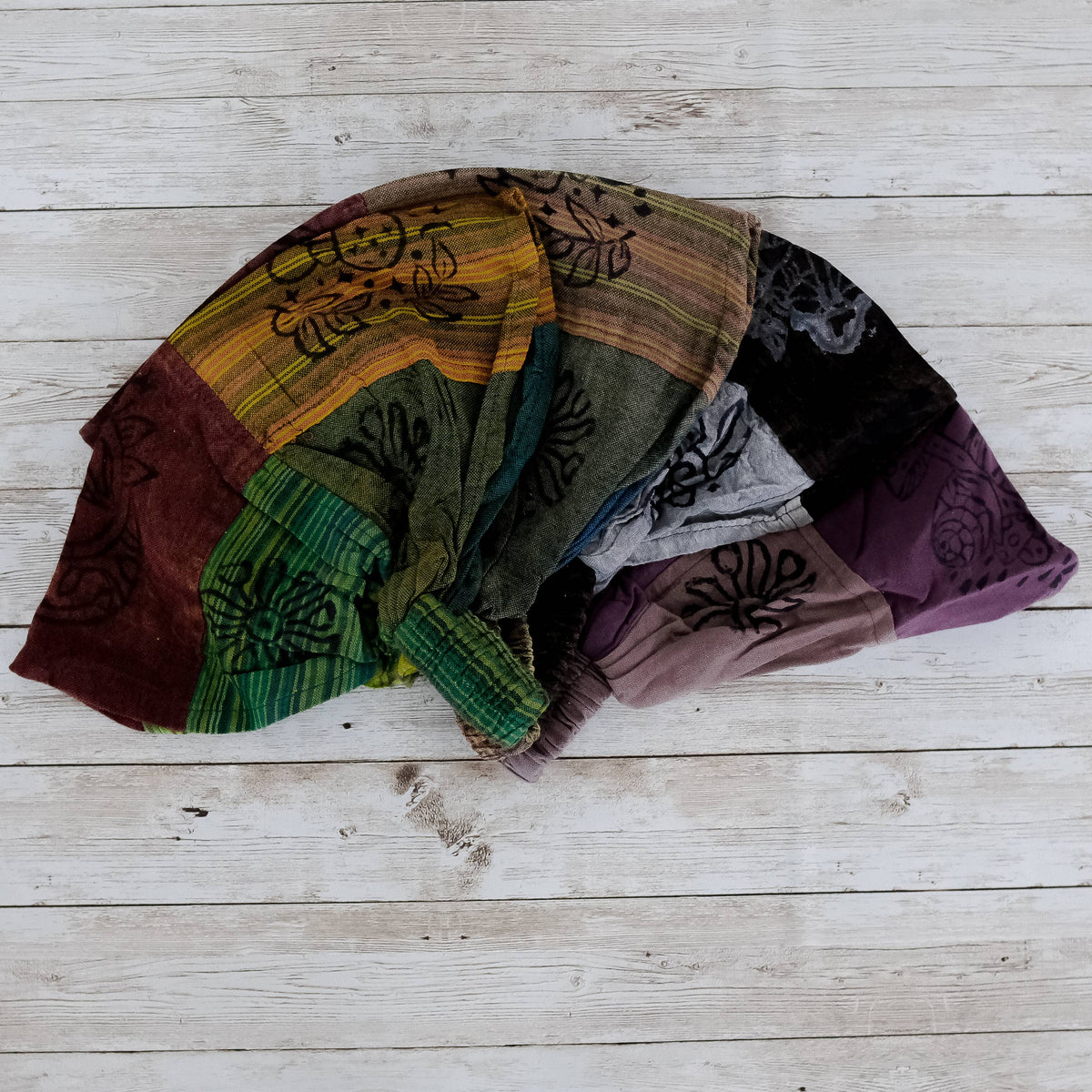 Cotton Patch Unisex Block Print Head Band