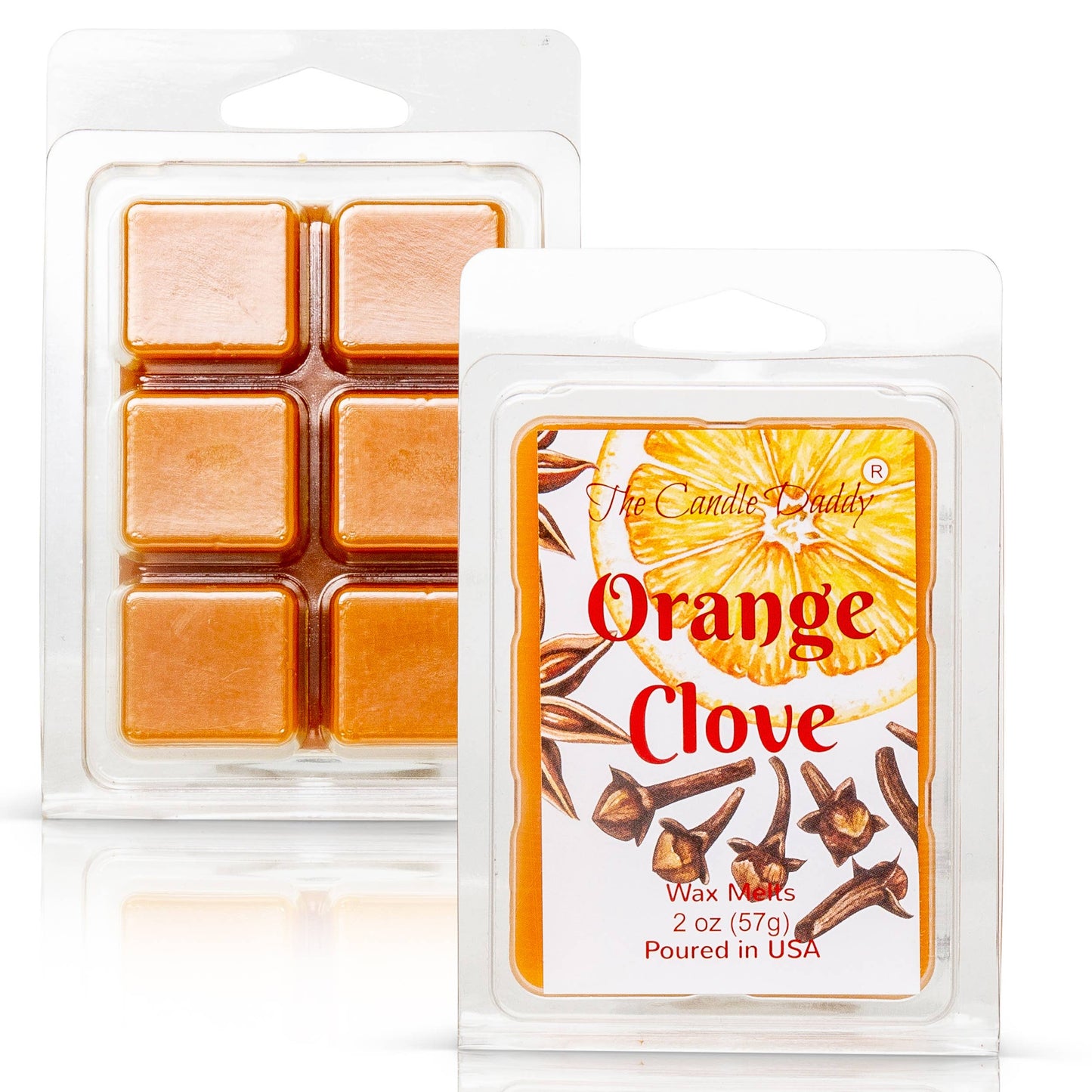 ORANGE CLOVE - SPICY ORANGE CITRUS SCENTED WAX MELT