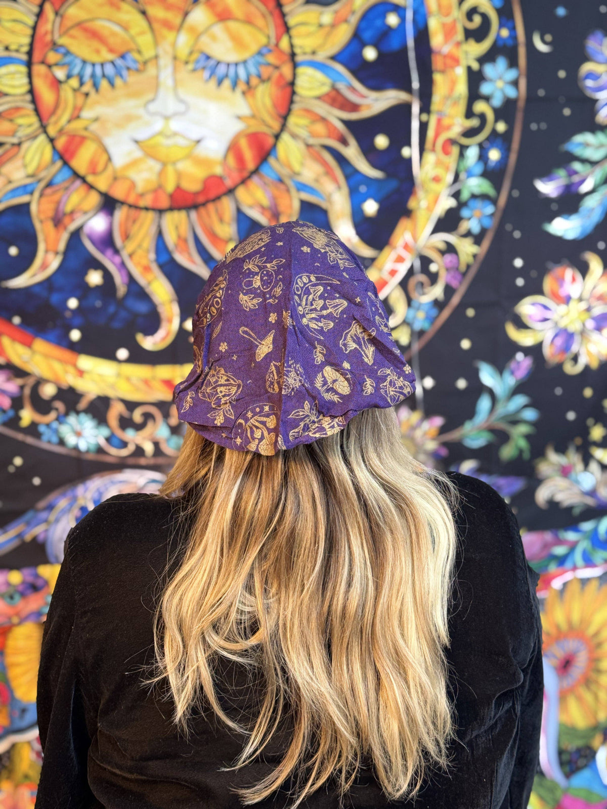 Celestial Mushroom Head Wrap