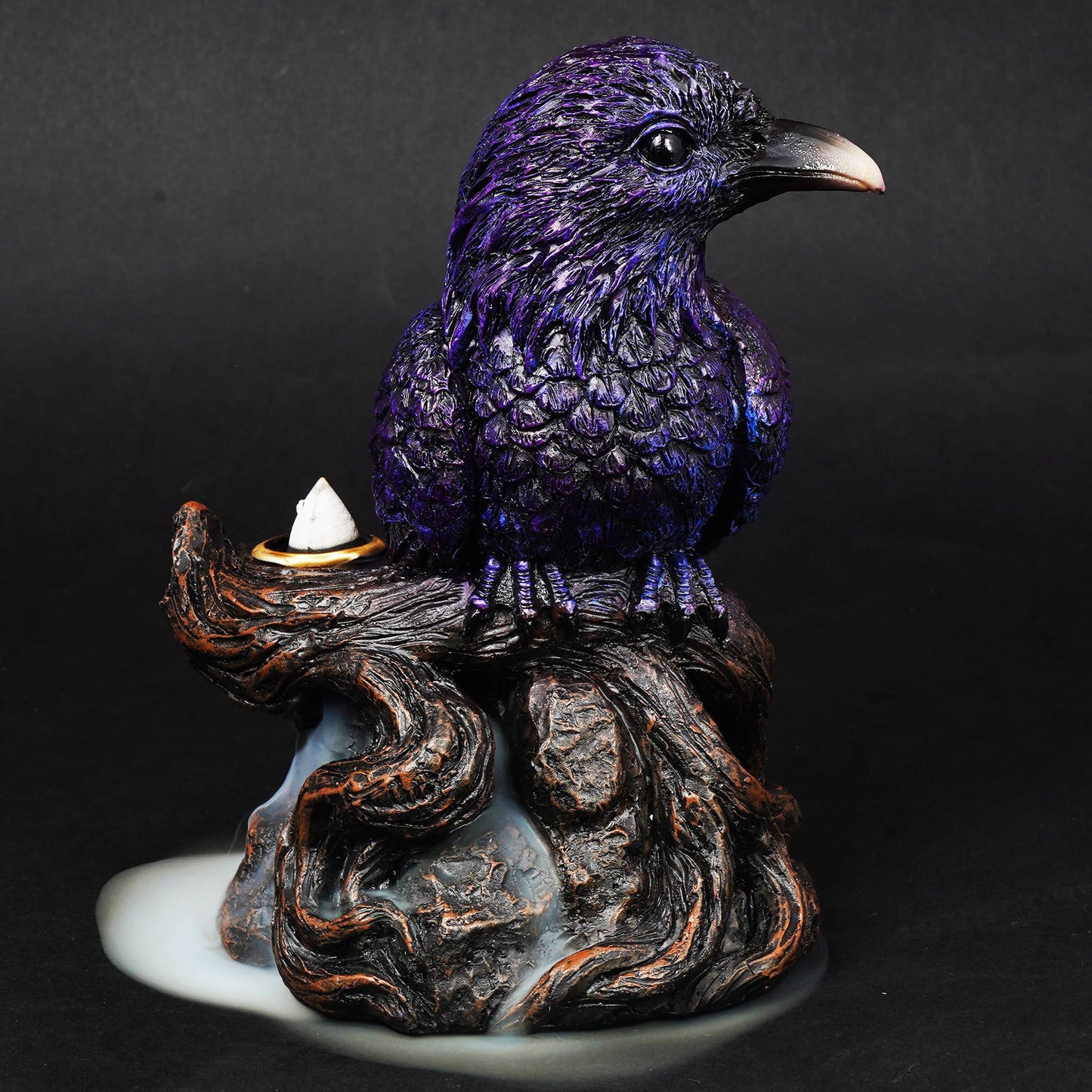 Raven Back Flow Incense Burner