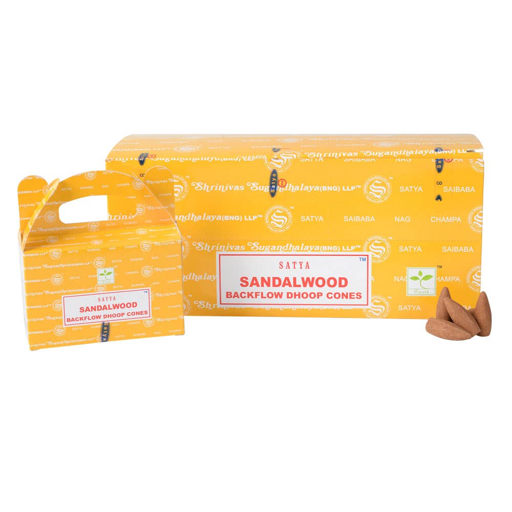 Sandalwood Backflow Incense Cone Display