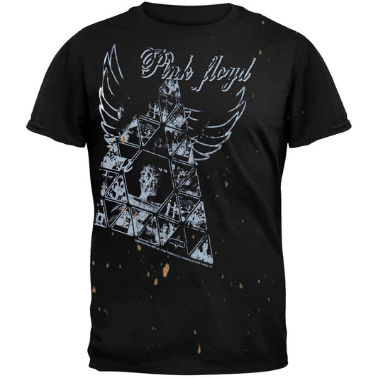 Pink Floyd - Triangle Bleach Splotch Men's T Shirt