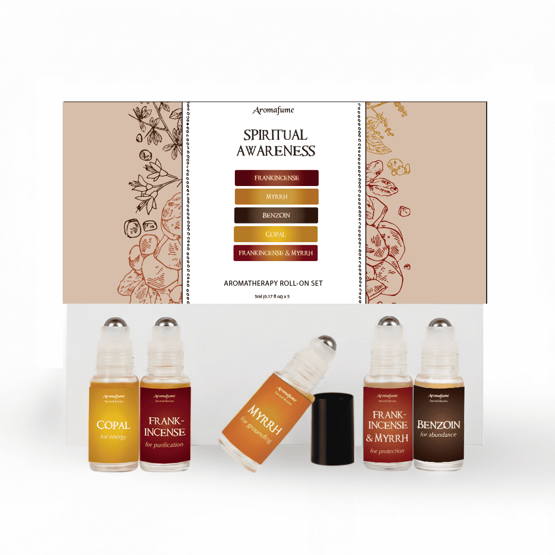 Resin Roll On Gift Set | Frankincense, Myrrh, Copal & More