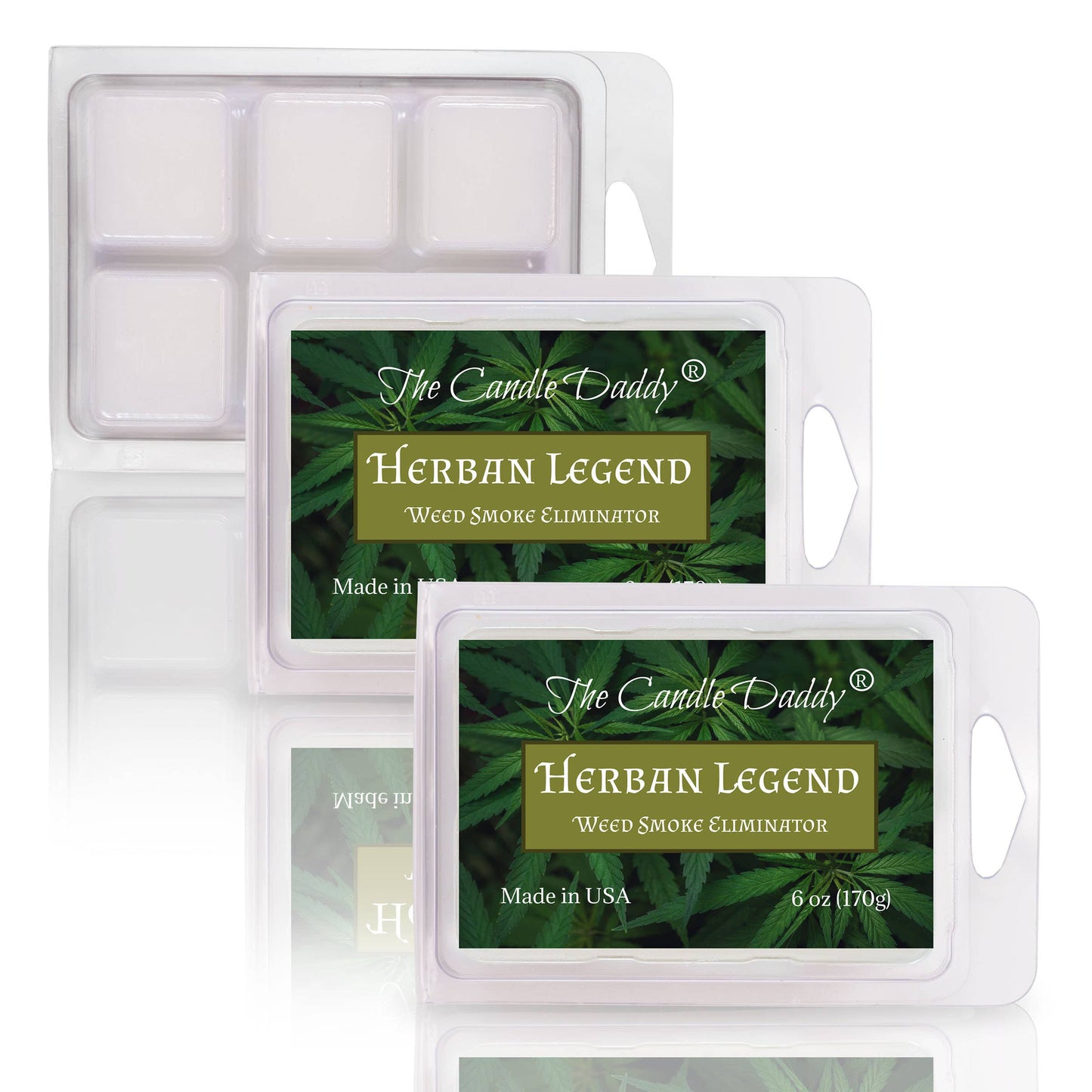HERBAN LEGEND - WEED SMOKE ELIMINATOR WAX MELT - 1 PACK