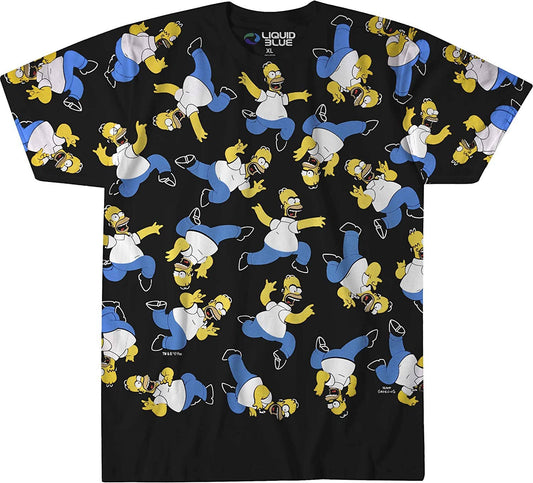 Simpsons Homer Pile Men's T Shirt