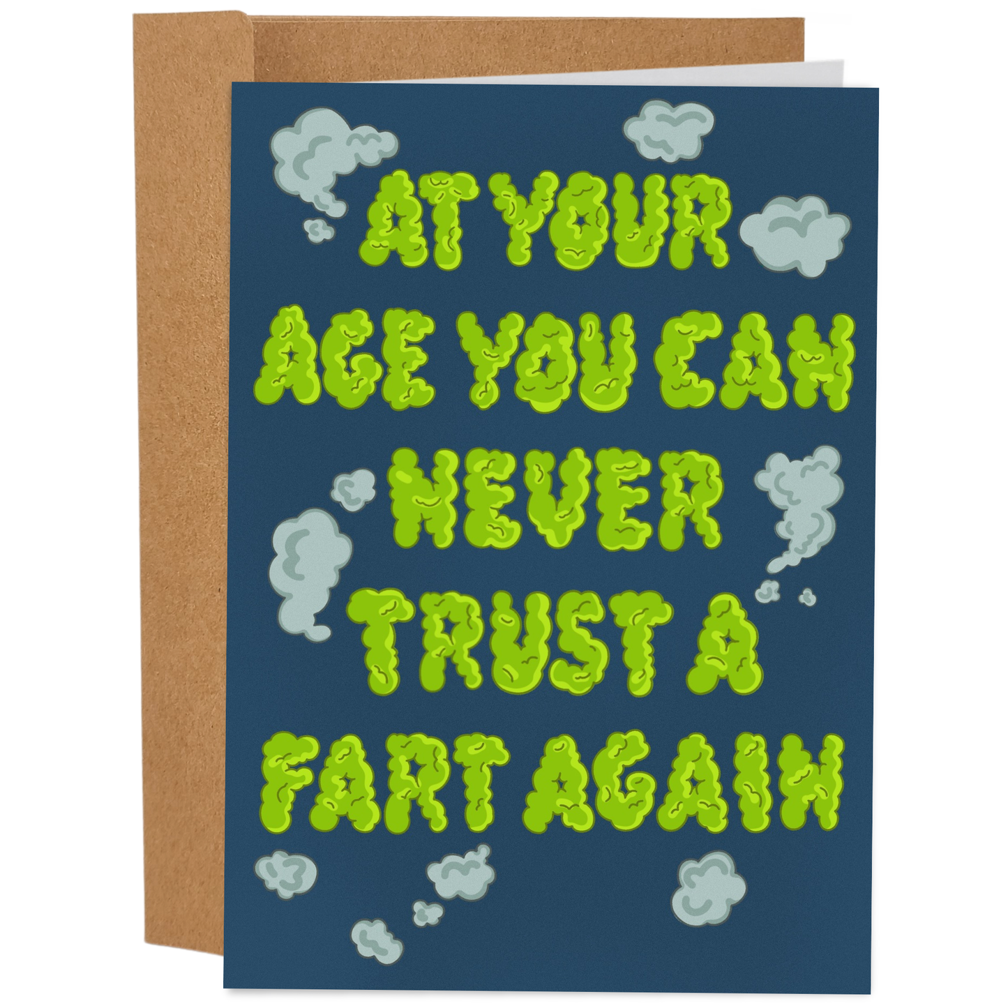 You Can Never Trust A Fart Again | Funny Birthday Card