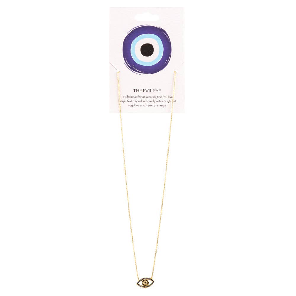 ADJUSTABLE EVIL EYE NECKLACE
