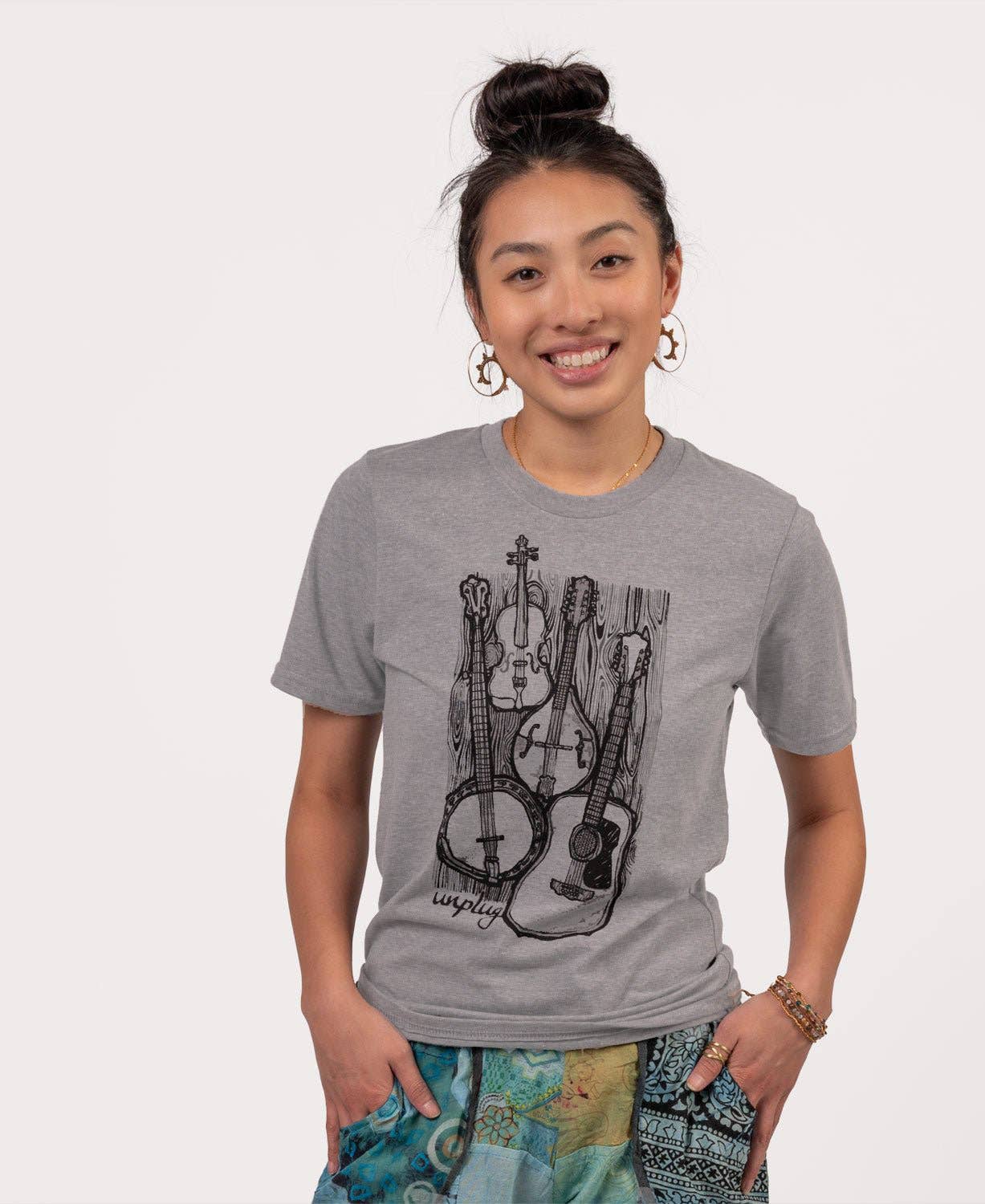Unplug & Jam Heathered T-Shirt - Unisex - Festival Tees