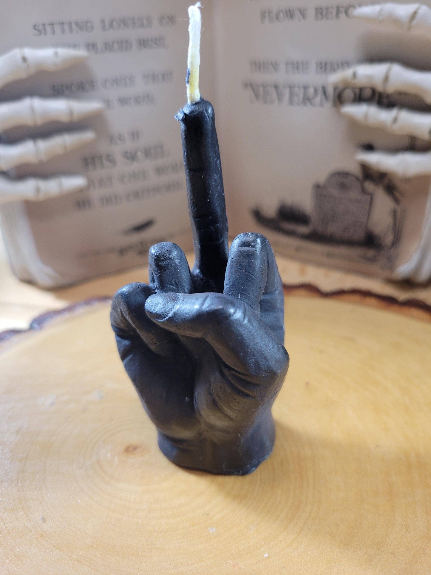 Middle Finger Candle - Unique Finger Shaped Candle for Gag Gift, Funny Home Decor, Novelty Party Candle, Bold Statement Candle