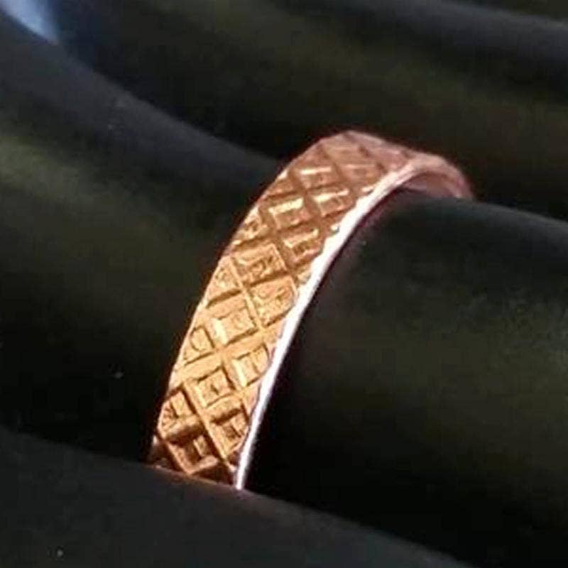Ocean Motif Pure Healing Copper Adjustable Beach Toe Rings