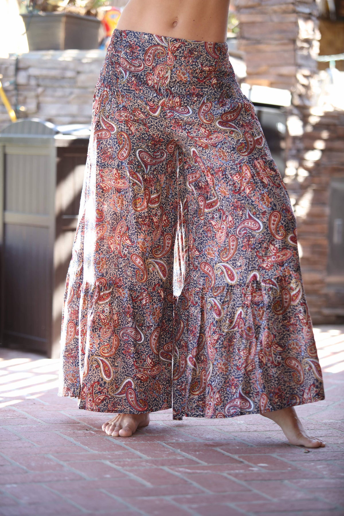 Paisley BOHO Wide Leg Pants